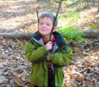 a kid playing