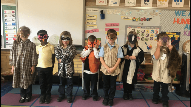 kids in a classroom
