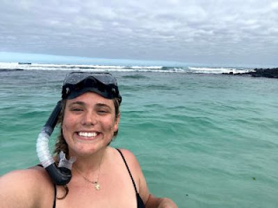 girl in ocean