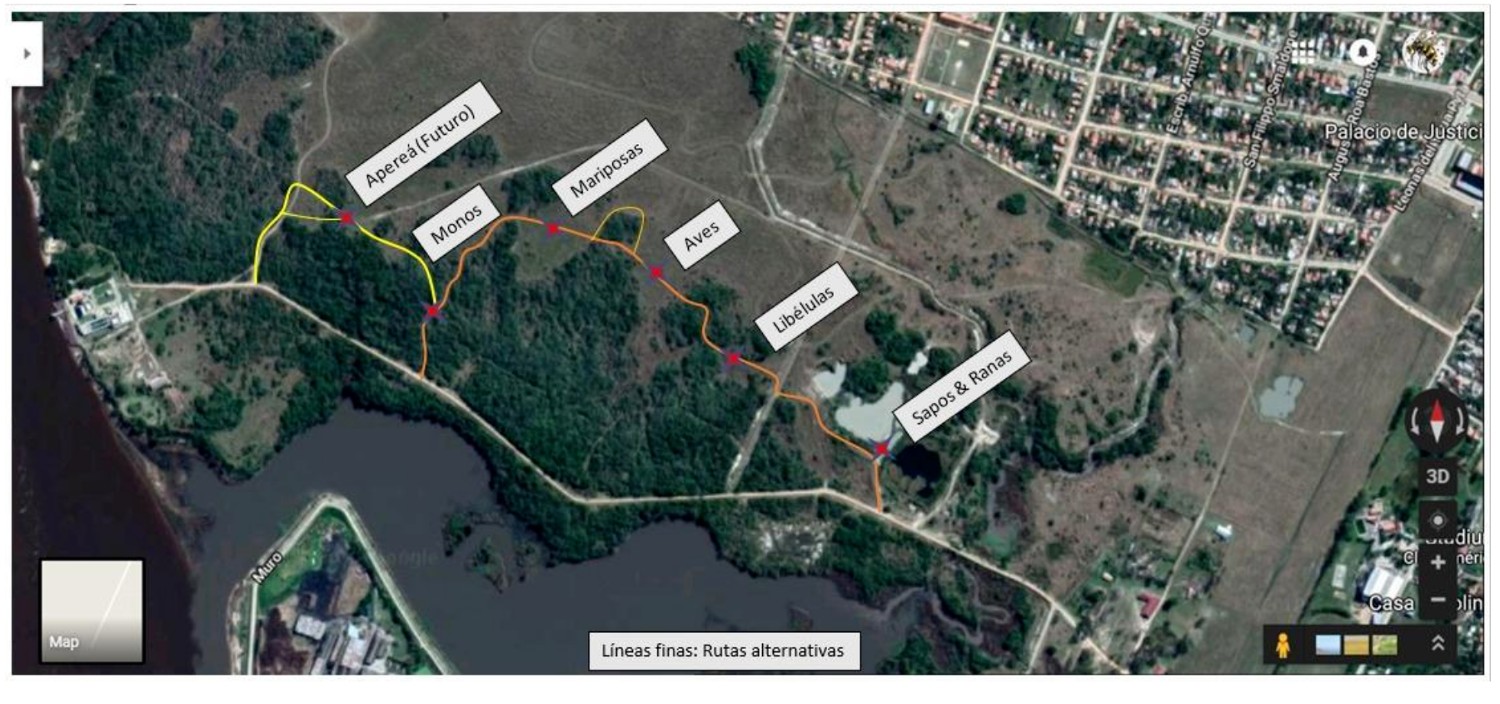 Map of Interpretive Stations