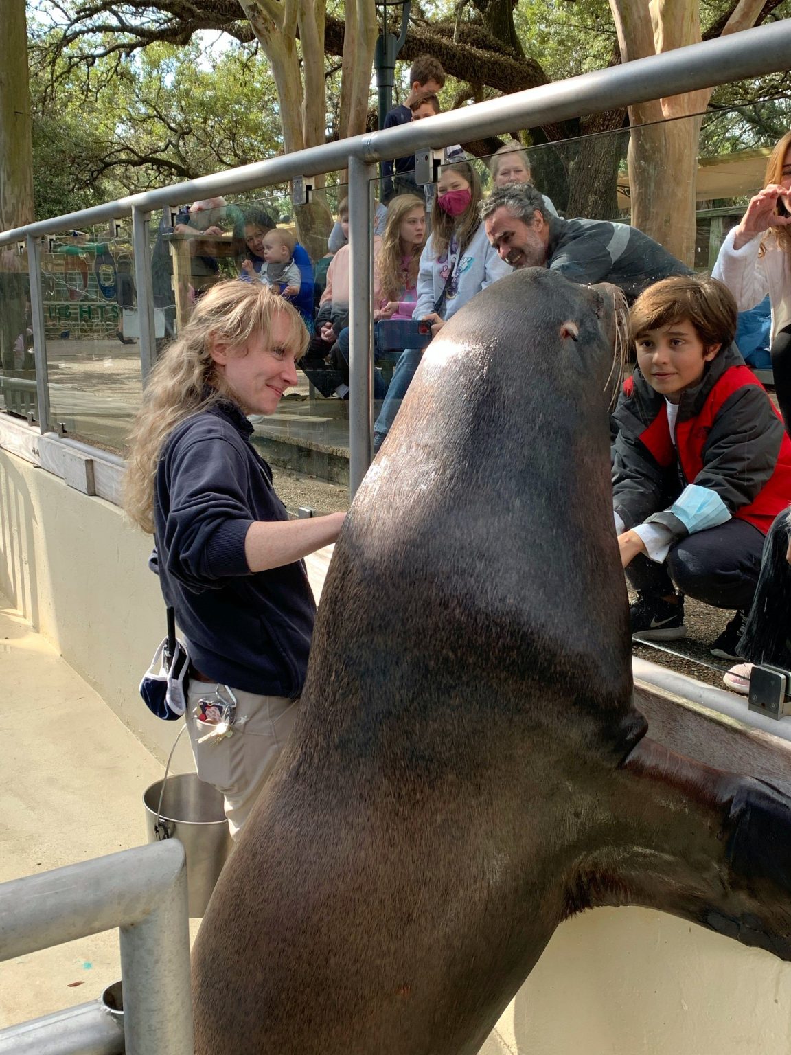 women with seal