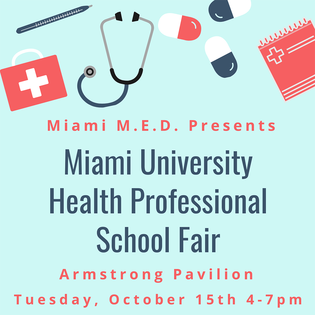 Poster for Health Professions Fair