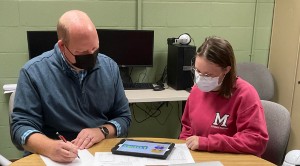 Dr. Olszewski and Mia Anzilotti