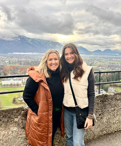 Michaela and her mom in Austria