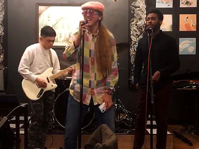 Lyric Rains-Bury performing at Kofenya