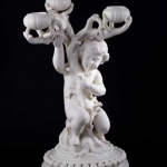 ceramic statue of a cherub