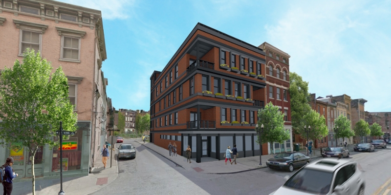 Maren Kuspan's design rendering for 1716-18 Vine Street