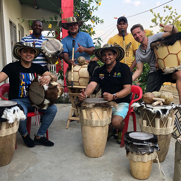 Jason Lee Bruns in Colombia during research trip