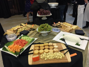 Delicious appetizers from event sponsor, Kona Bistro
