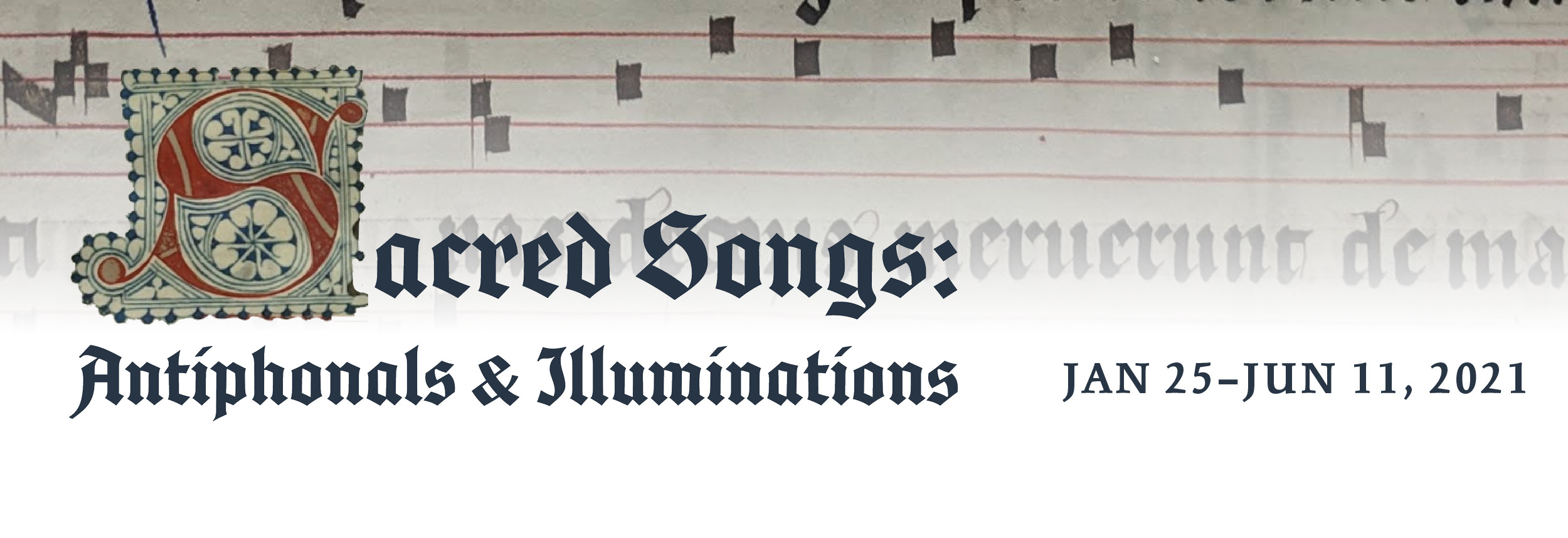 Sacred Songs Exhibition Title