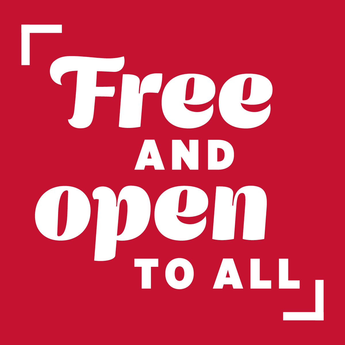 Free and open to all