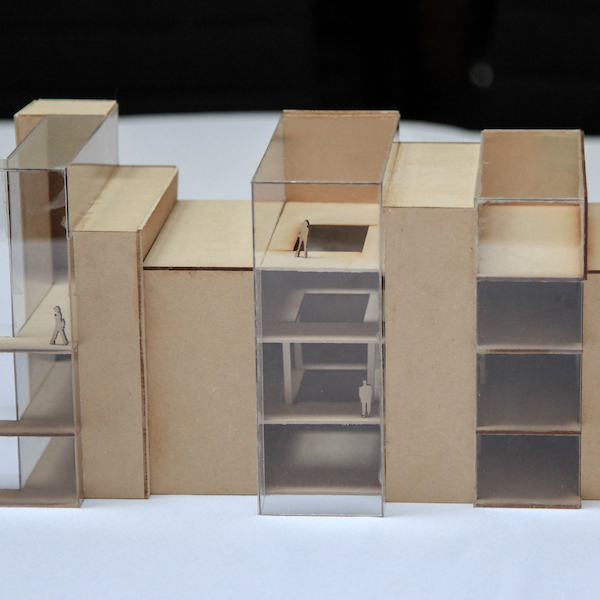 small scale building model