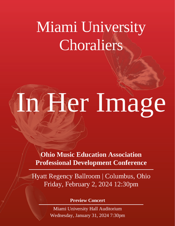 Choraliers omea program cover image