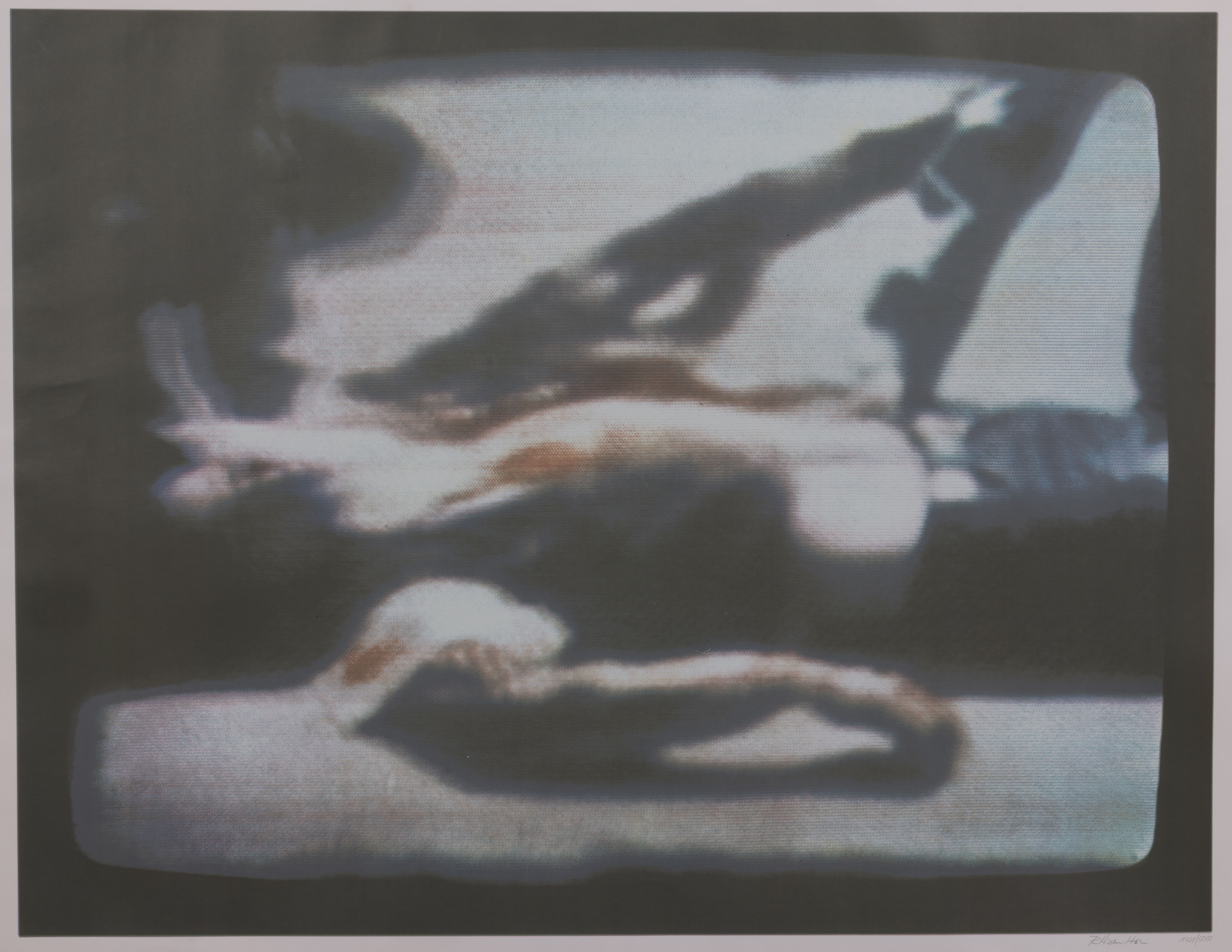 Richard Hamilton (British, 1922-2011) Kent State, 1970 Color photo-screen print on paper, 26 7/16 x 34 5/16 inches Miami University Art Museum purchase with support from the College of Creative Arts 2022.7