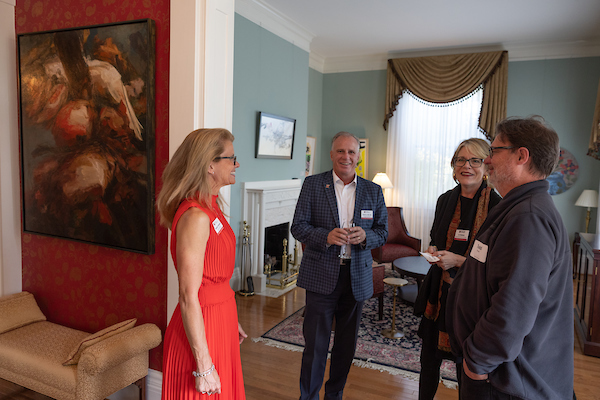 people talking to each other