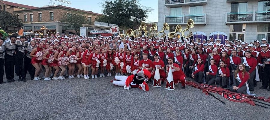 the Miami University marching band