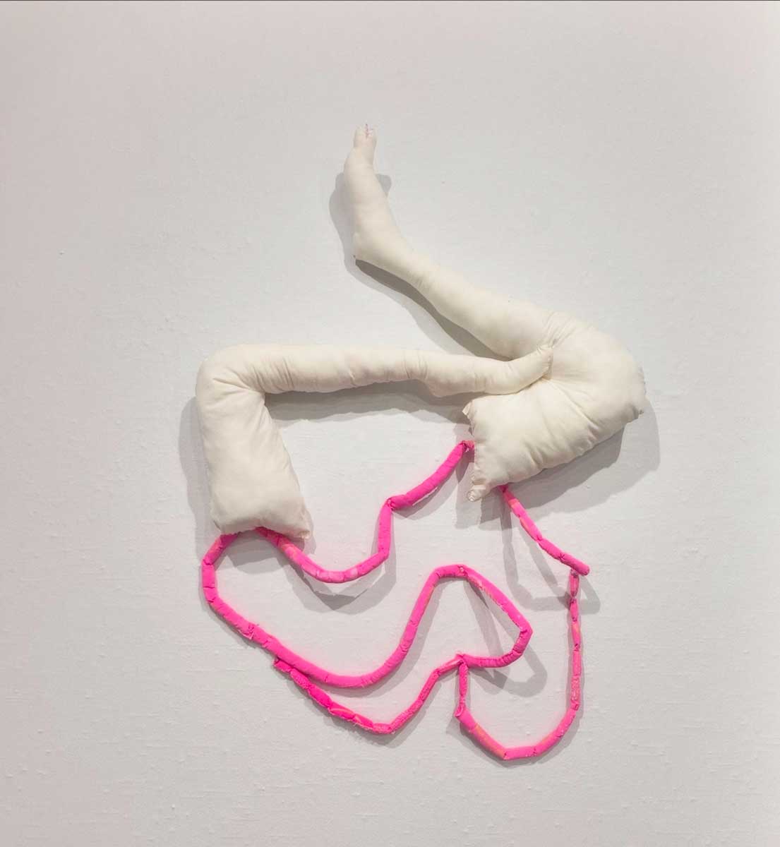 art piece depicting a woman's legs