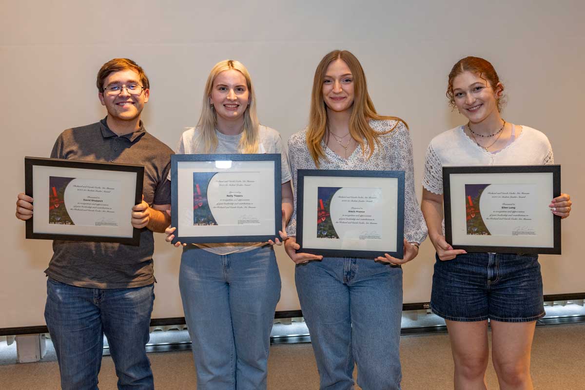 David Shuppert, Reilly Powers, Alexis Mramor, and Ellen Long