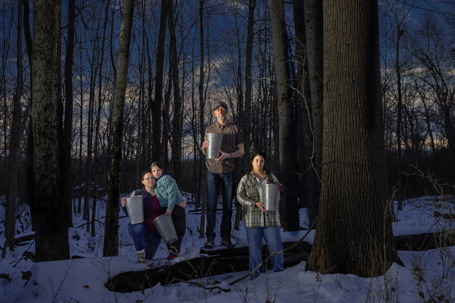 Miami Tribe Members Harvest Maple Syrup