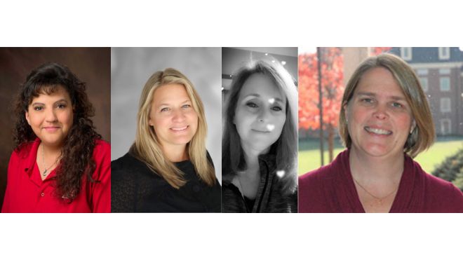 Cristy Betz, Krista Stenger, Erin Heil, and Gretchen Baer