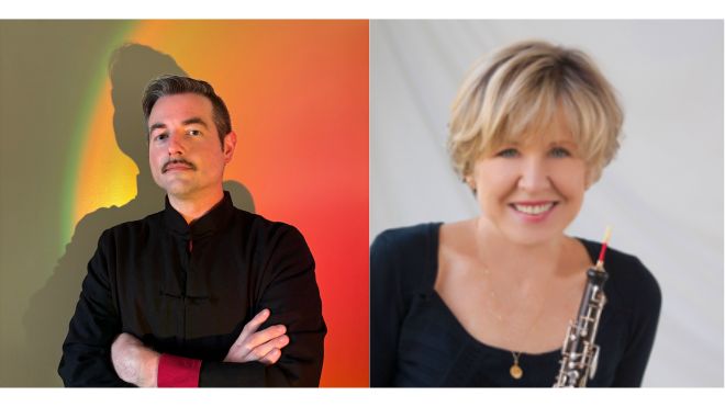 Headshots of Aaron Pergram and Andrea Ridilla side-by-side