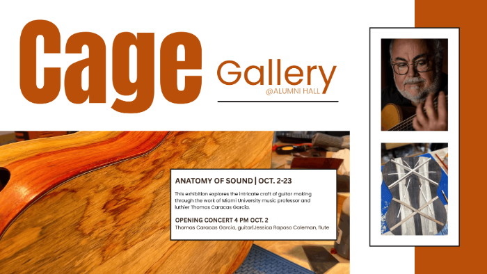 Cage gallery exhibits graphic