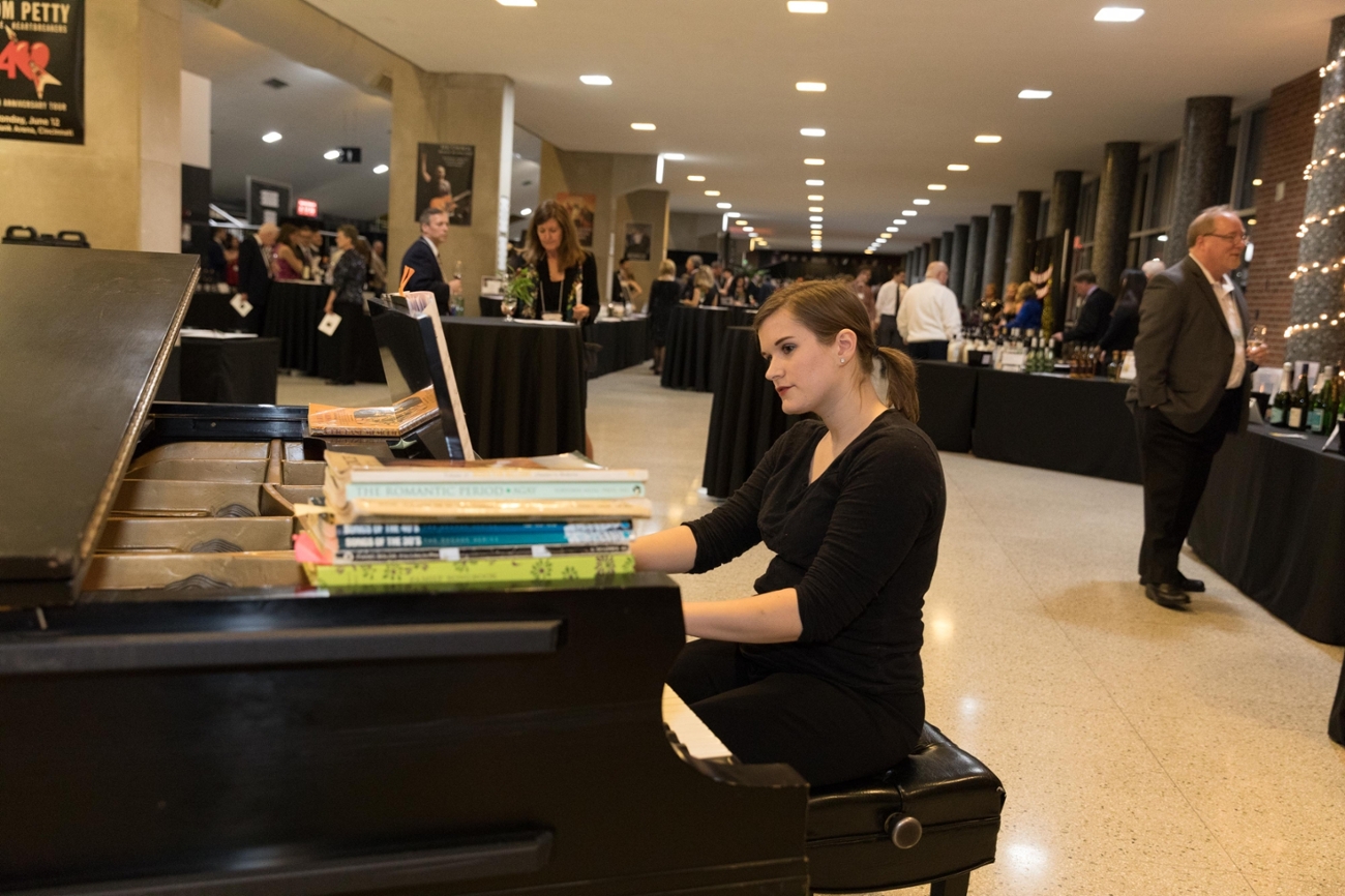 Madeleine at the piano