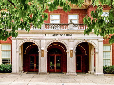 Hall Auditorium exterior