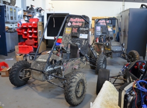 The two Redhawk Racing Baja cars