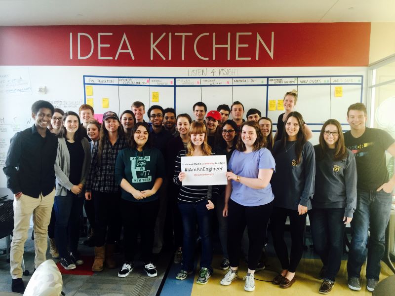 Engineering Students in the Idea Kitchen