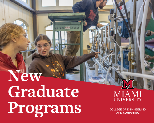 CEC engineering students work on the pilot paper machine in Oxford, Ohio.