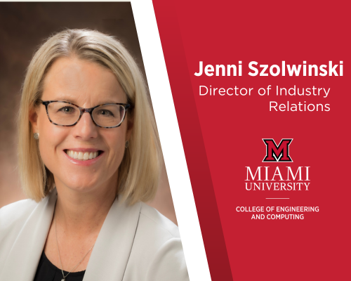 Jenni Szolwinski Director or Industry Relations at the College of Engineering and Computing