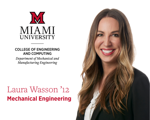 Laura Wasson '12, Mechanical Engineering
