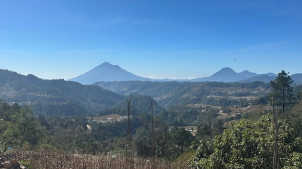 A beautiful landscape image from Guatemala taken by a student.