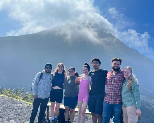 CEC students take a group photo during their study abroad experience in Guatemala