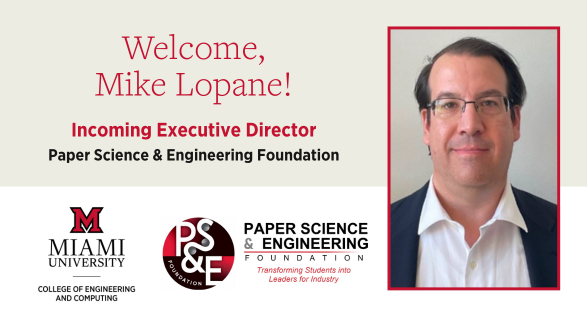 Mike Lopane headshot with PS&E Logo