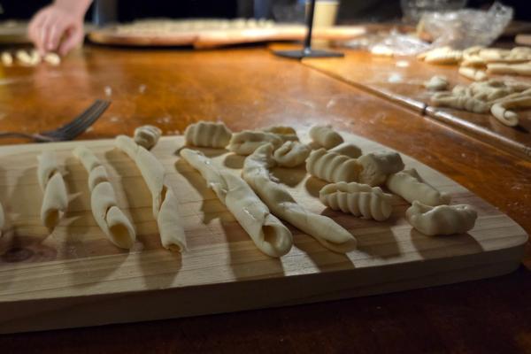 Pasta dough and gnocchi prepared by Miami University computer science  students 