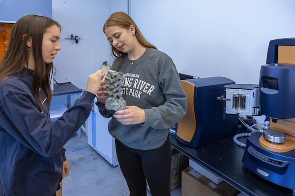 CPB student working in a lab