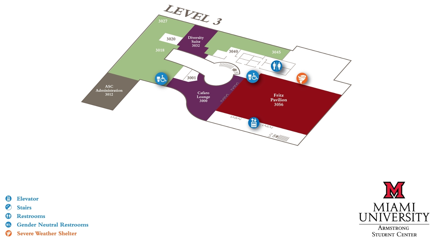 Level 3 Floor plan as described above. 