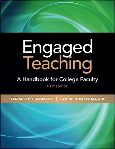 Book cover for Engaged Teaching.