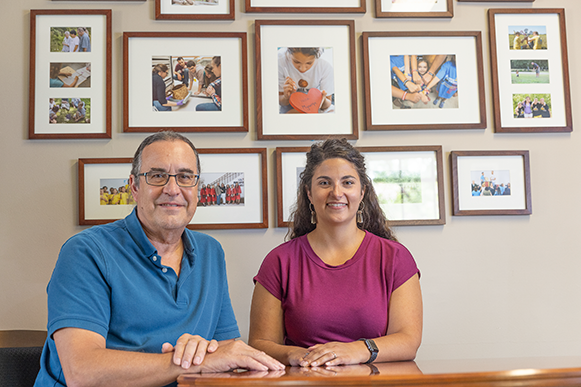 Daryl Baldwin and Kara Strass.