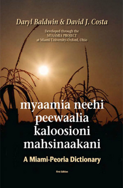 Cover of the Myaamia Dictionary