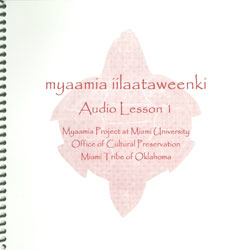 Cover of the Miami is Spoken Audio booklet