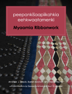 Publication cover for Myaamia Ribbonwork