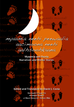 Front cover of the Myaamia Storybook