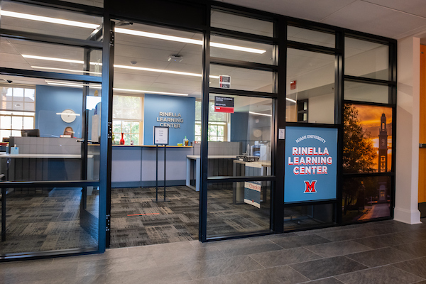 The interior of the Rinella Learning Center.