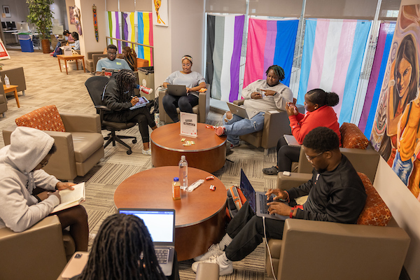 The interior of the Center for Student Diversity and Inclusion.