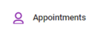 An image of the Appointments icon in Navigate Student.