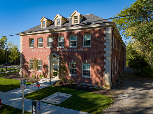 aerial image of campus
