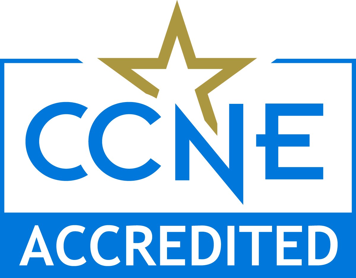 CCNE Accredited seal